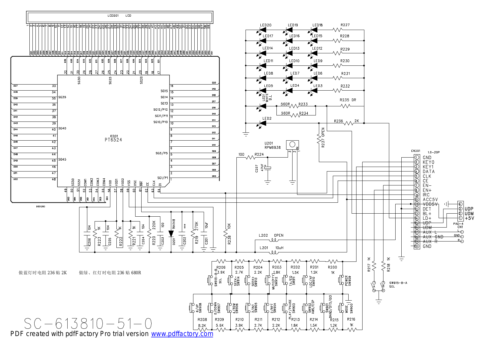 Mystery MMD-670U W13-U Schematics KB