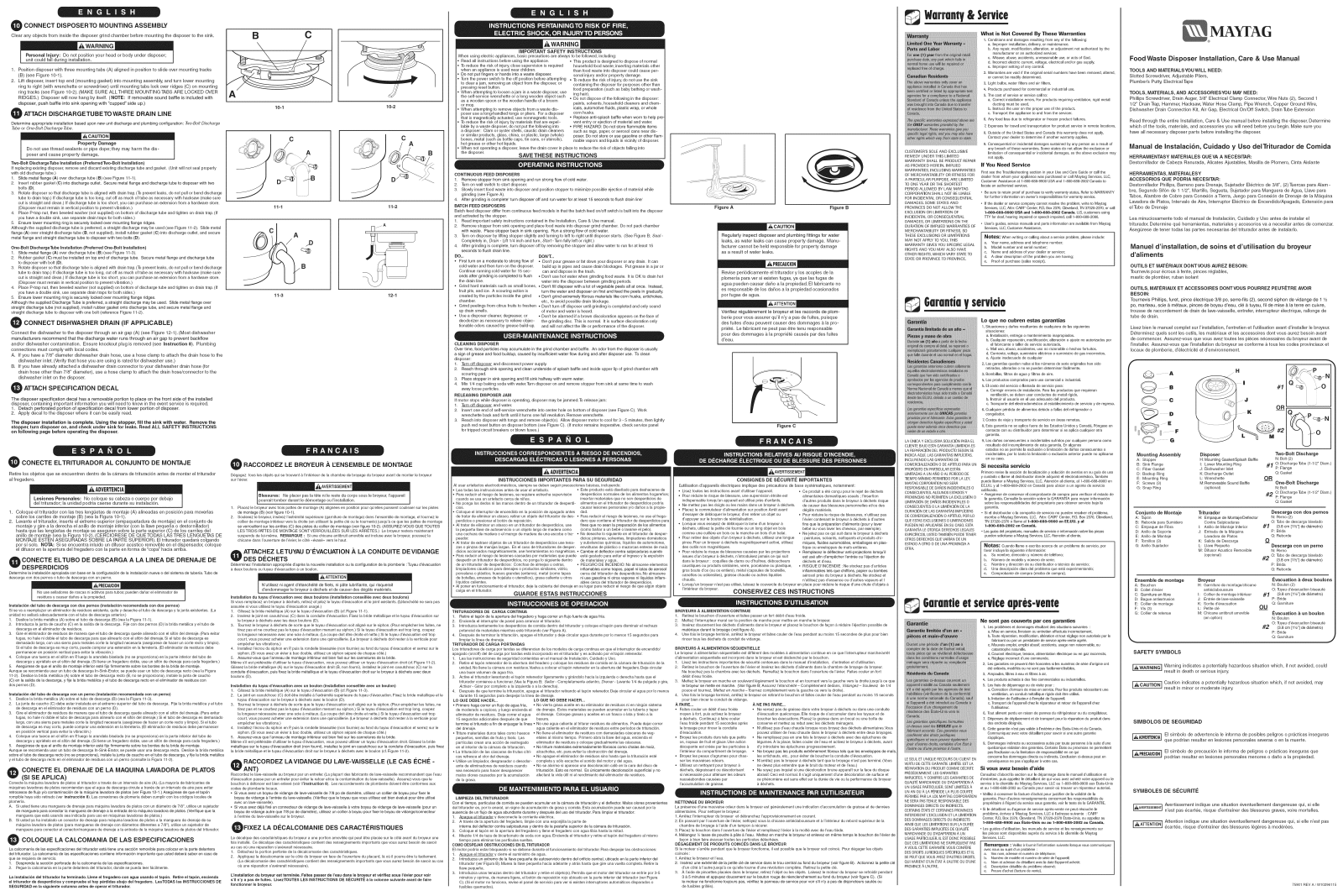 Maytag DFC1500AAX-3 Owner’s Manual