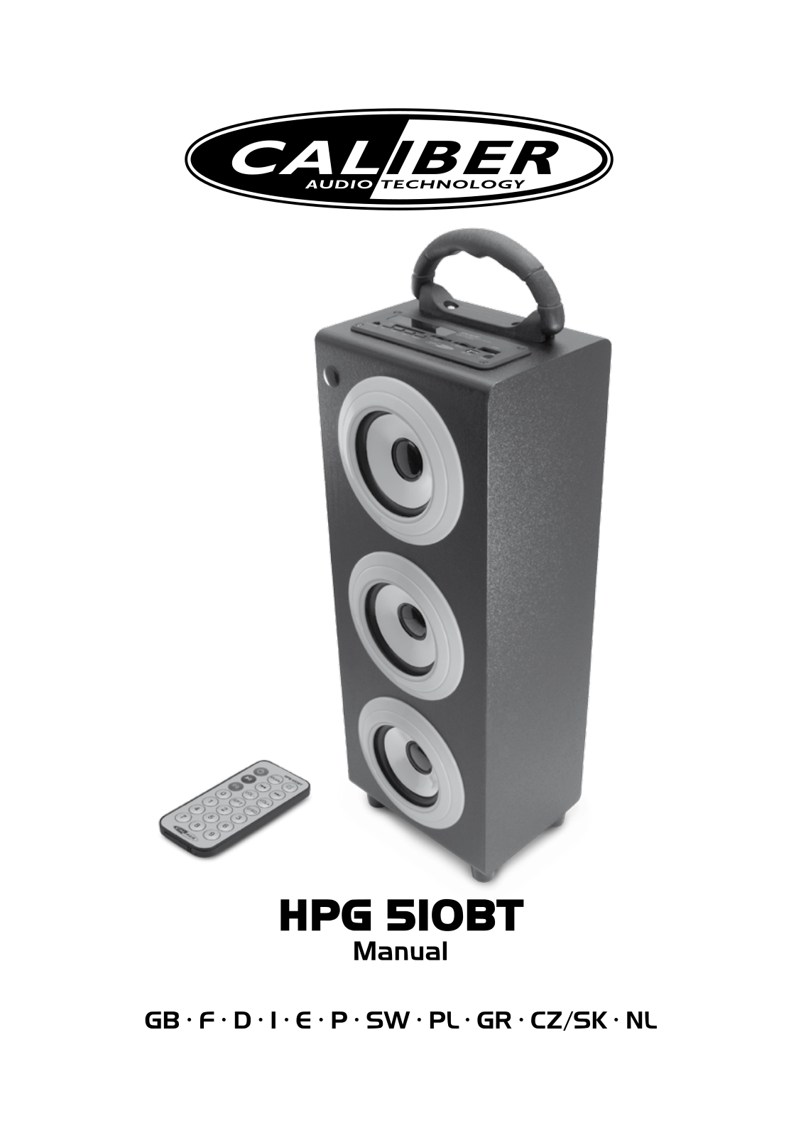 Caliber Audio Technology HPG510BT User Manual