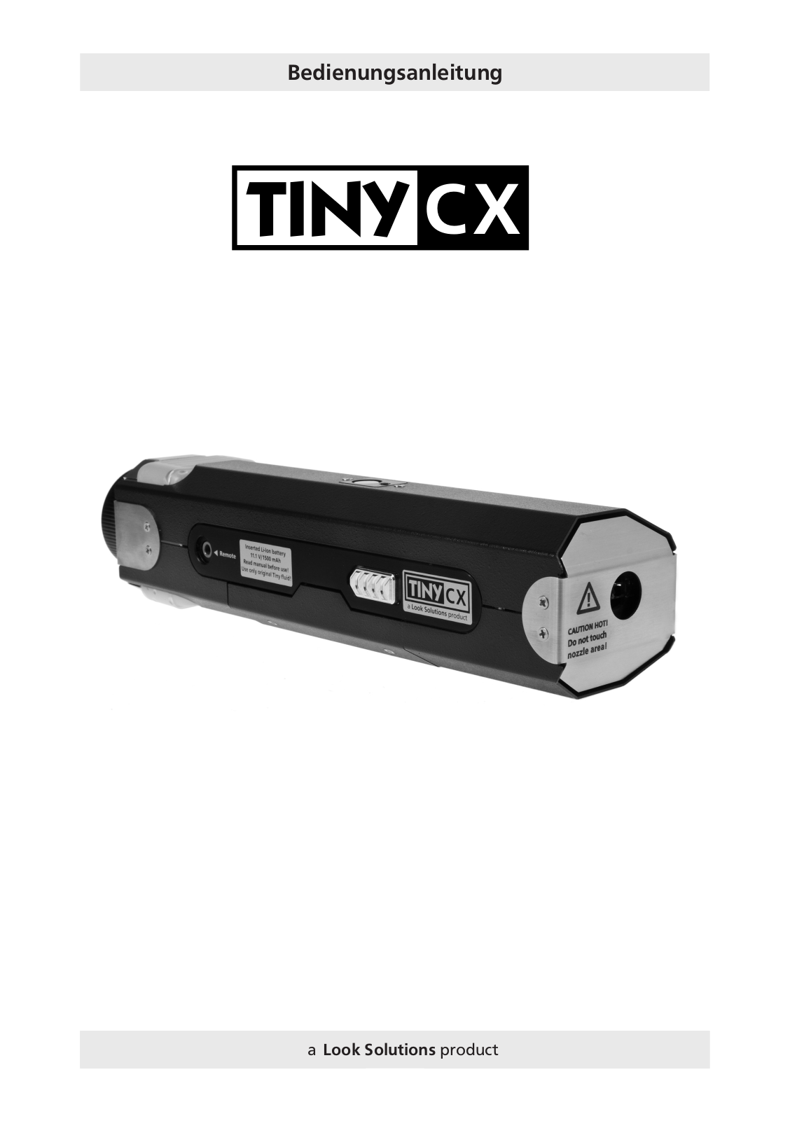 Look Solutions Tiny CX User Manual - ManualMachine.com