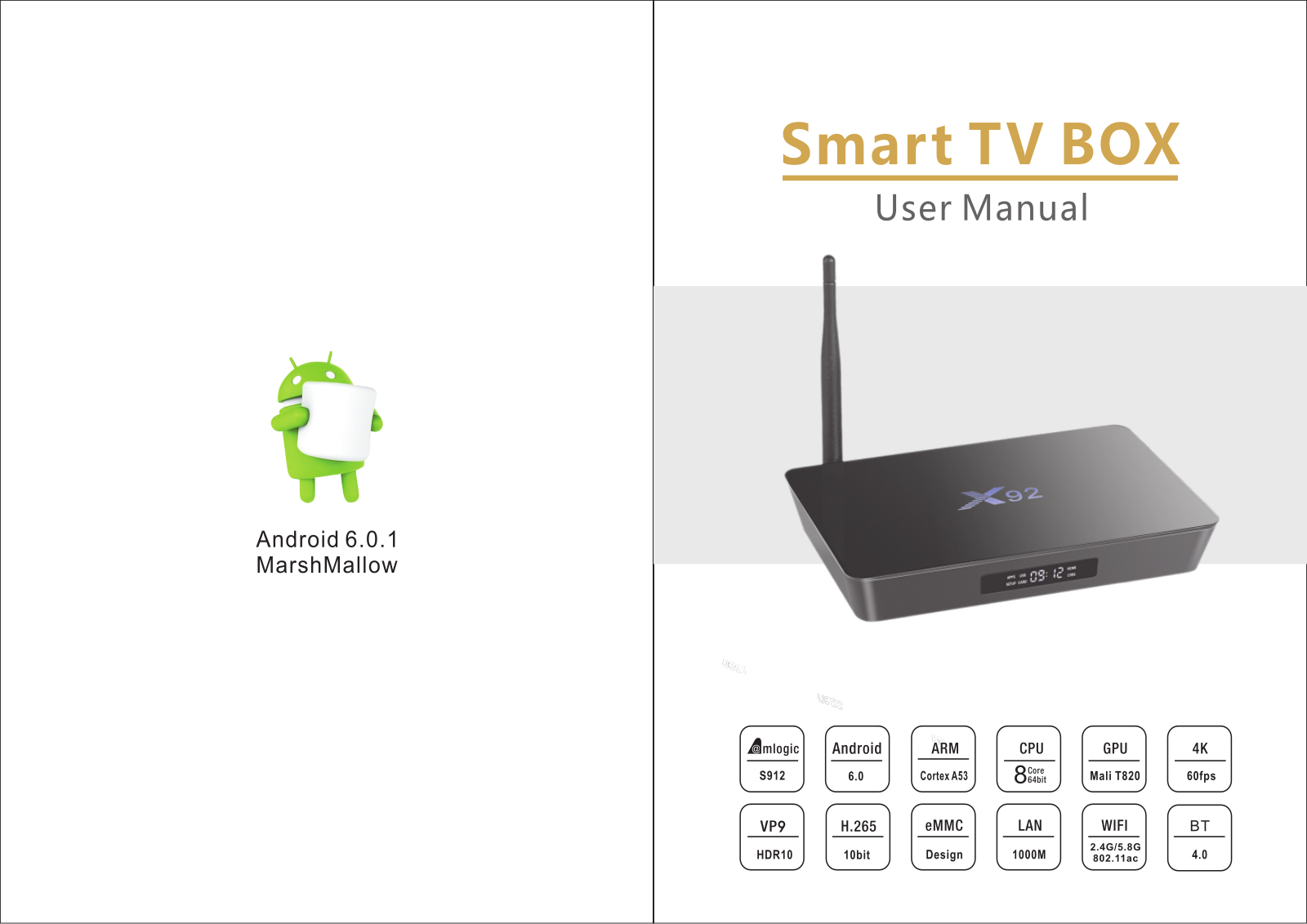 AMEDIATECH TECHNOLOGY X92 User Manual