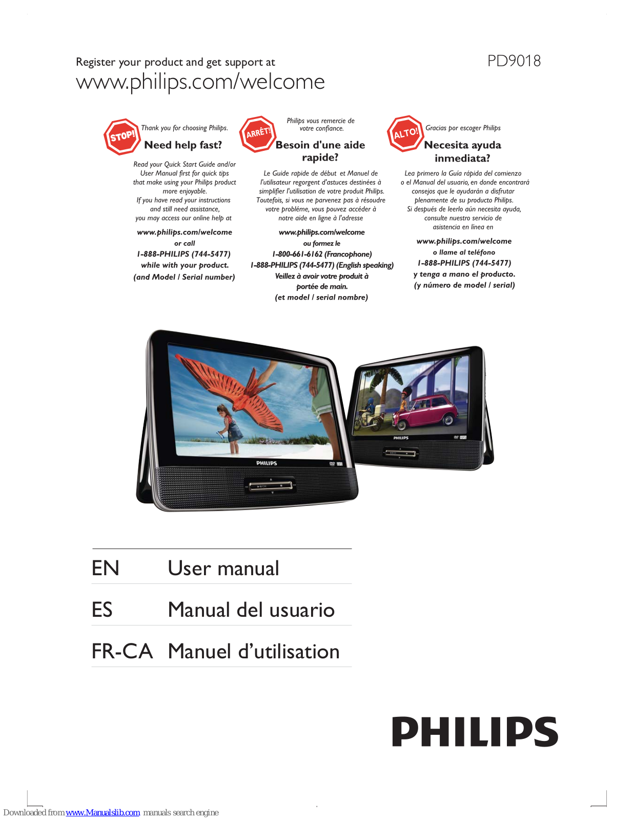 Philips PD9018 User Manual - ManualMachine.com