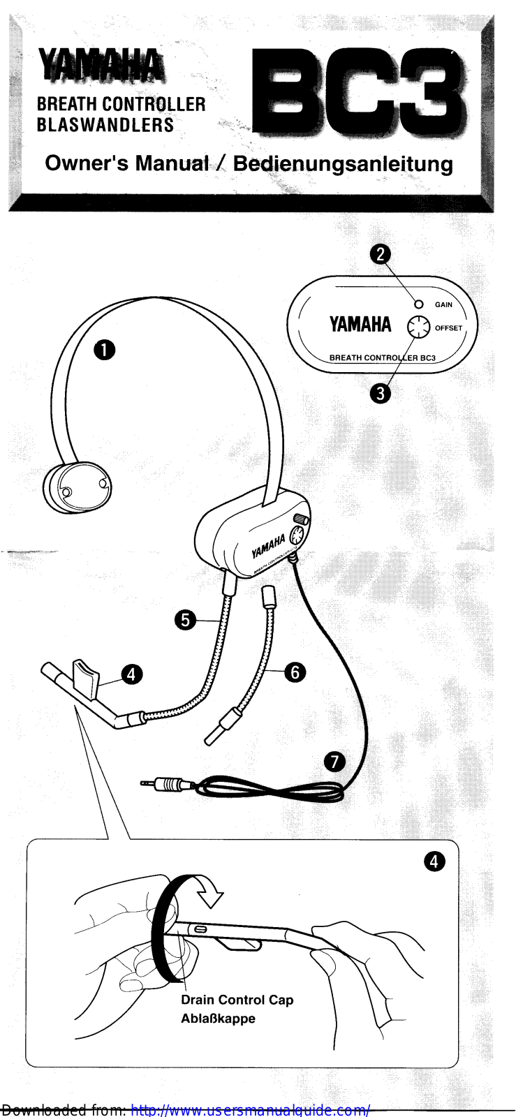 Yamaha Audio BC3 User Manual