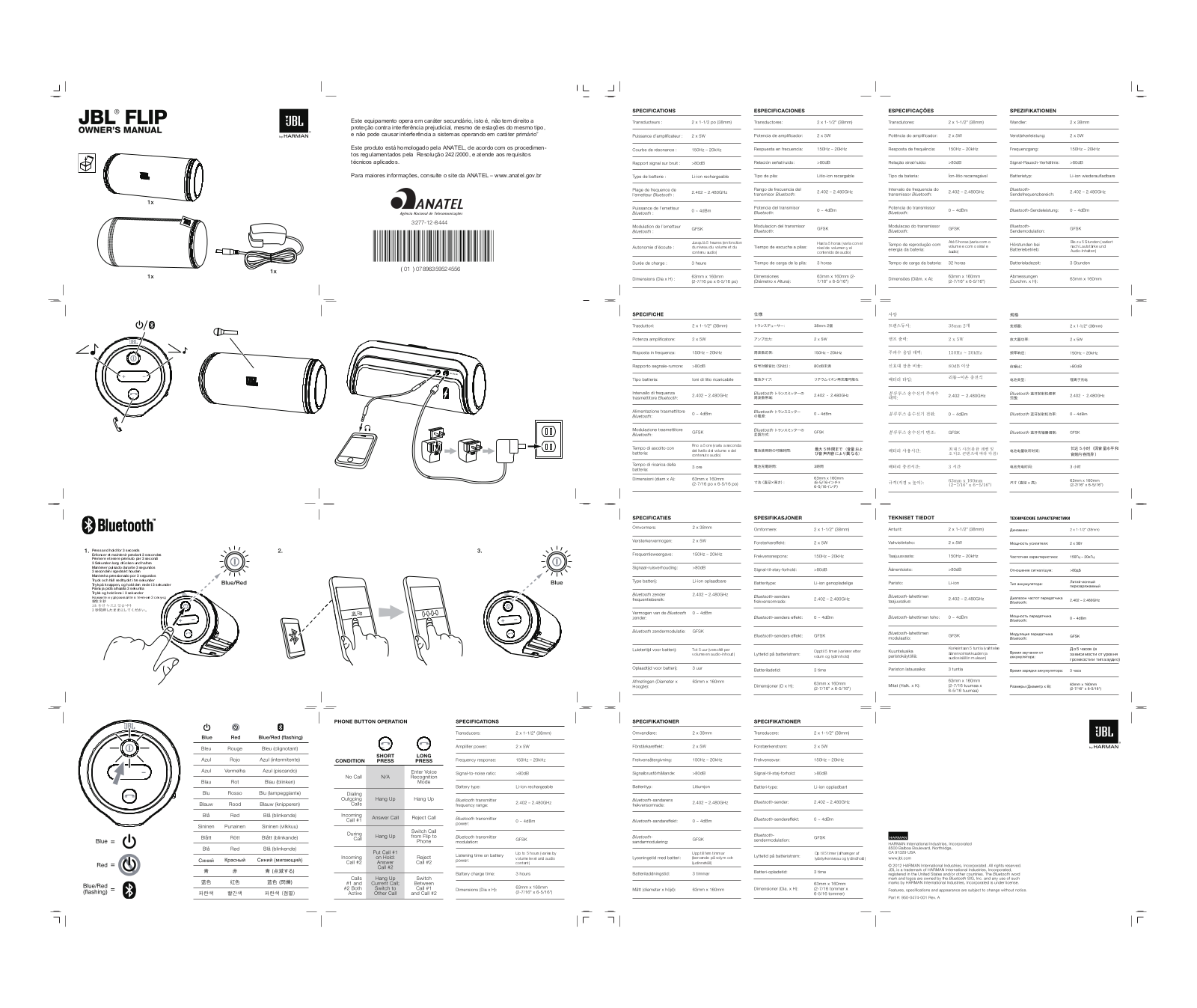 JBL Flip User Manual