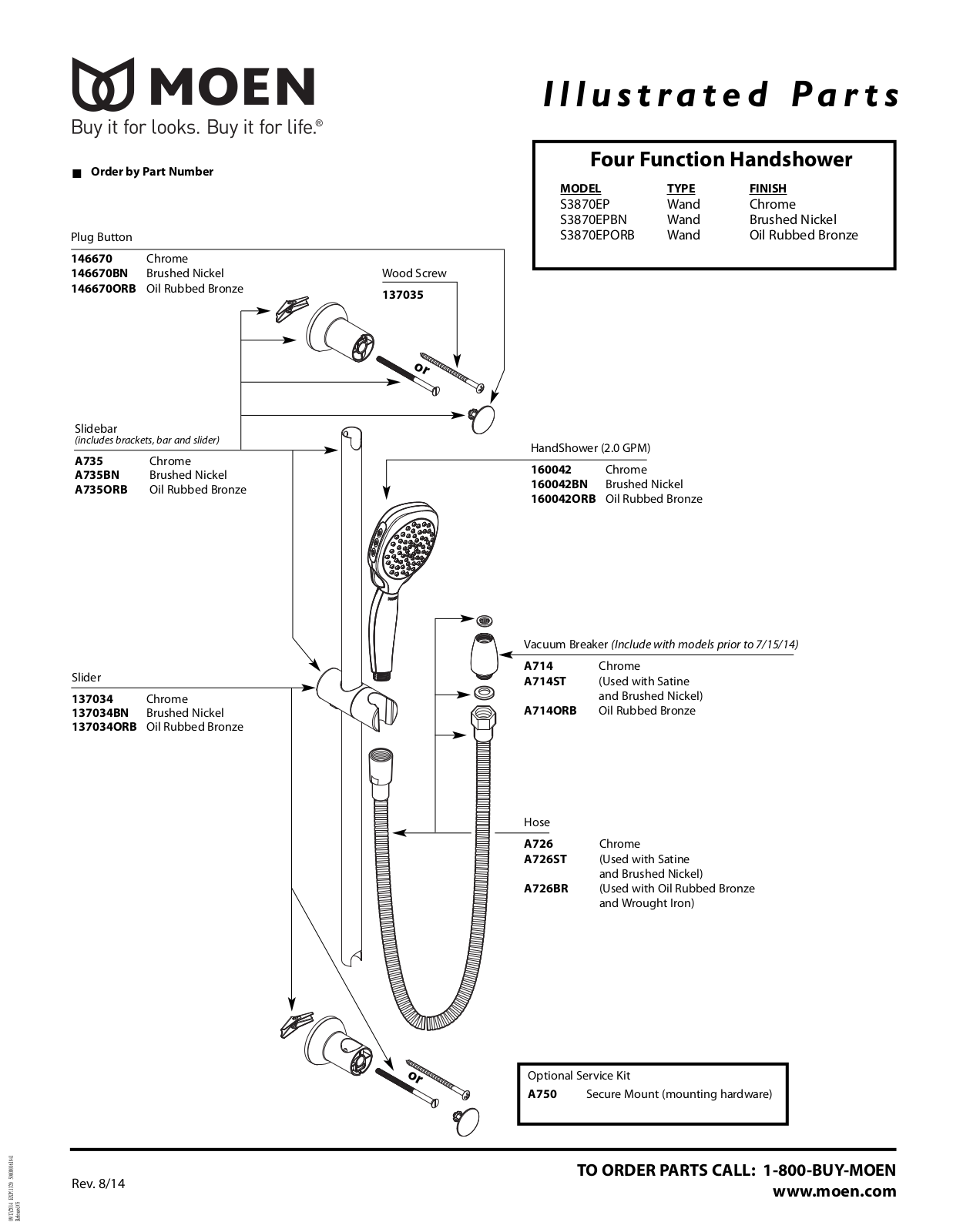 Moen MOE5543 Exploded Parts - ManualMachine.com