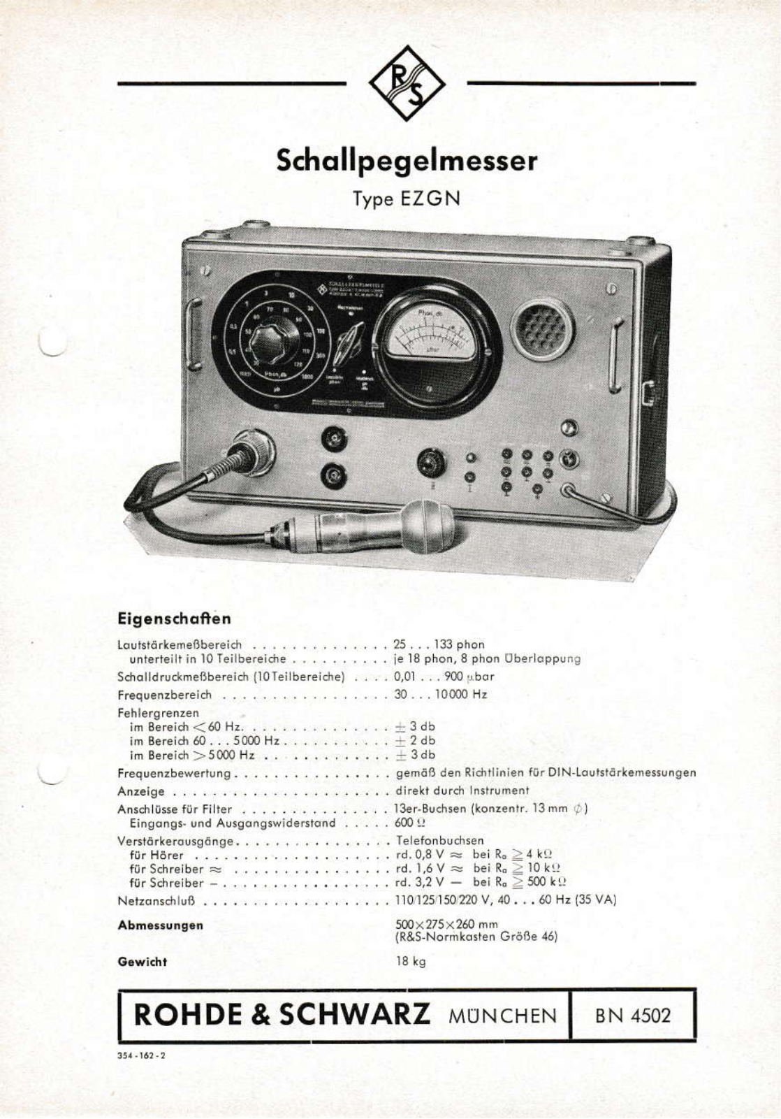 Rohde & Schwarz EZGN Datasheet