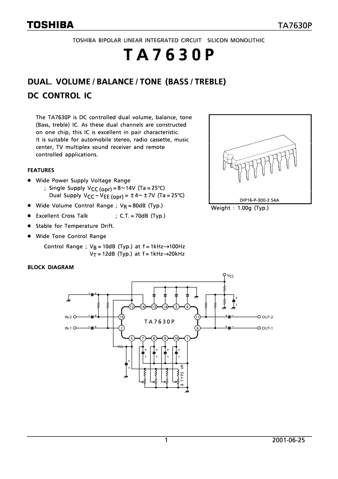 Philips ta7630p DATASHEETS