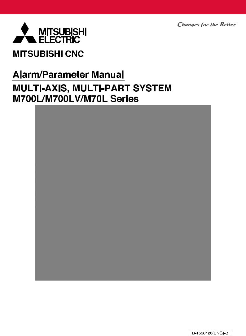 MITSUBISHI M700L, M700LV, M70L Parameter Manual