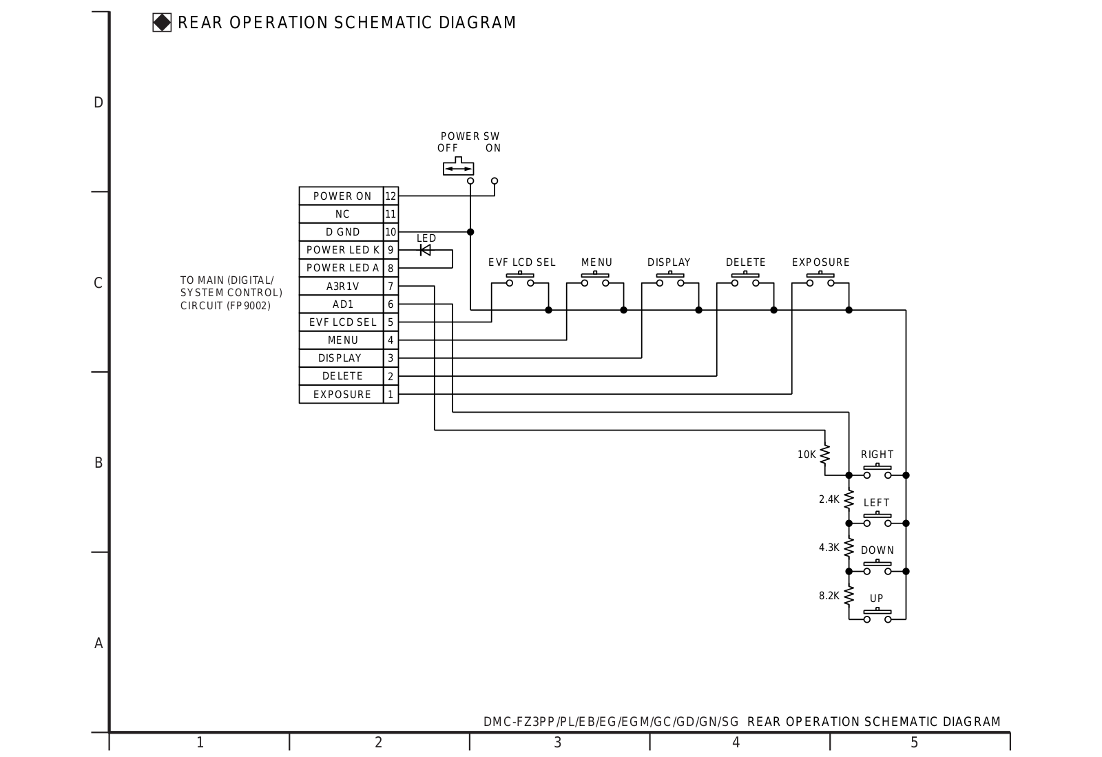 PANASONIC DMC-FZ3, DMC-FZ3PPALLSVC SCHEMATIC DIAGRAMS s14 rear