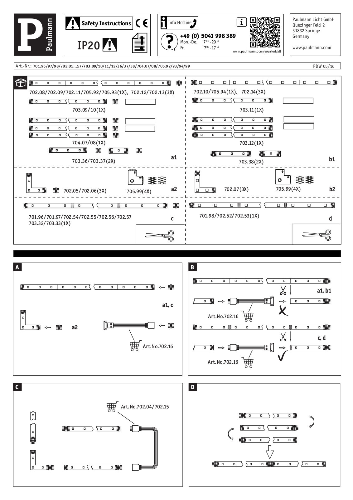 Paulmann 702.51 User Manual