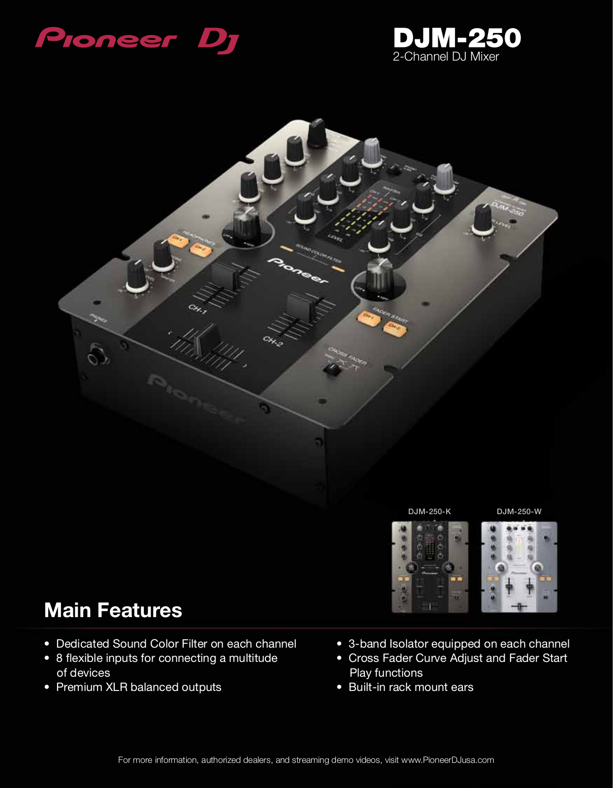 Pioneer DJM-250 User Manual