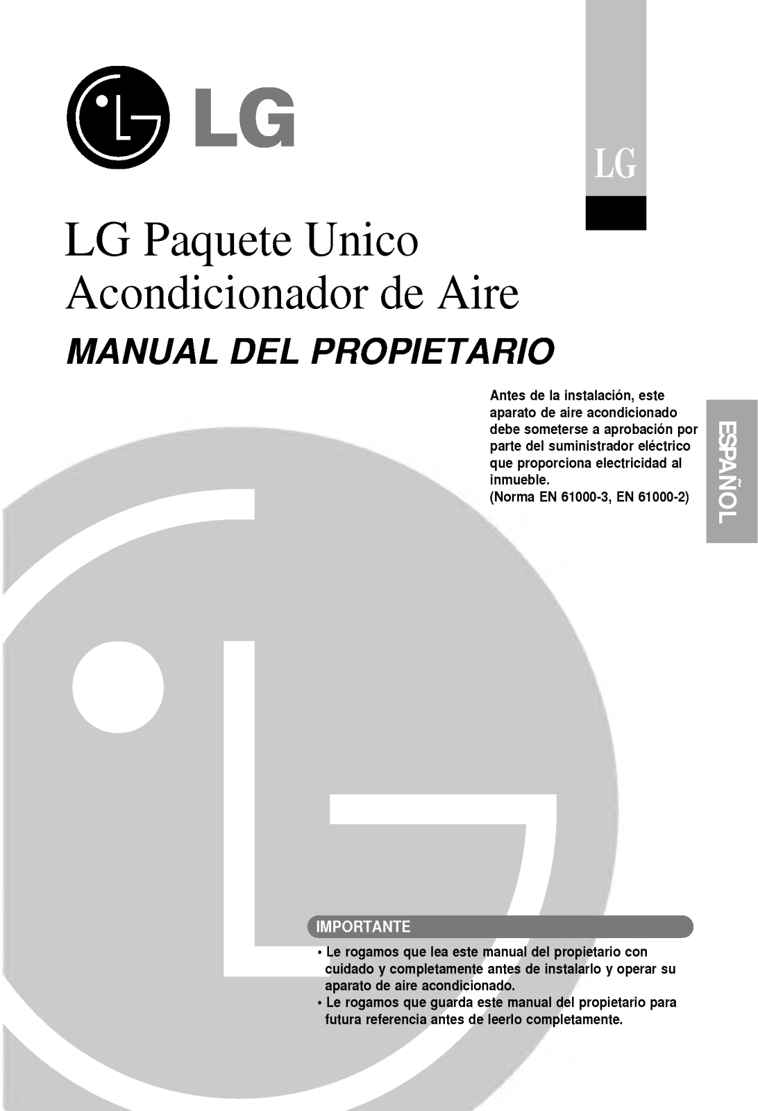 Lg LK-0480AH User Manual