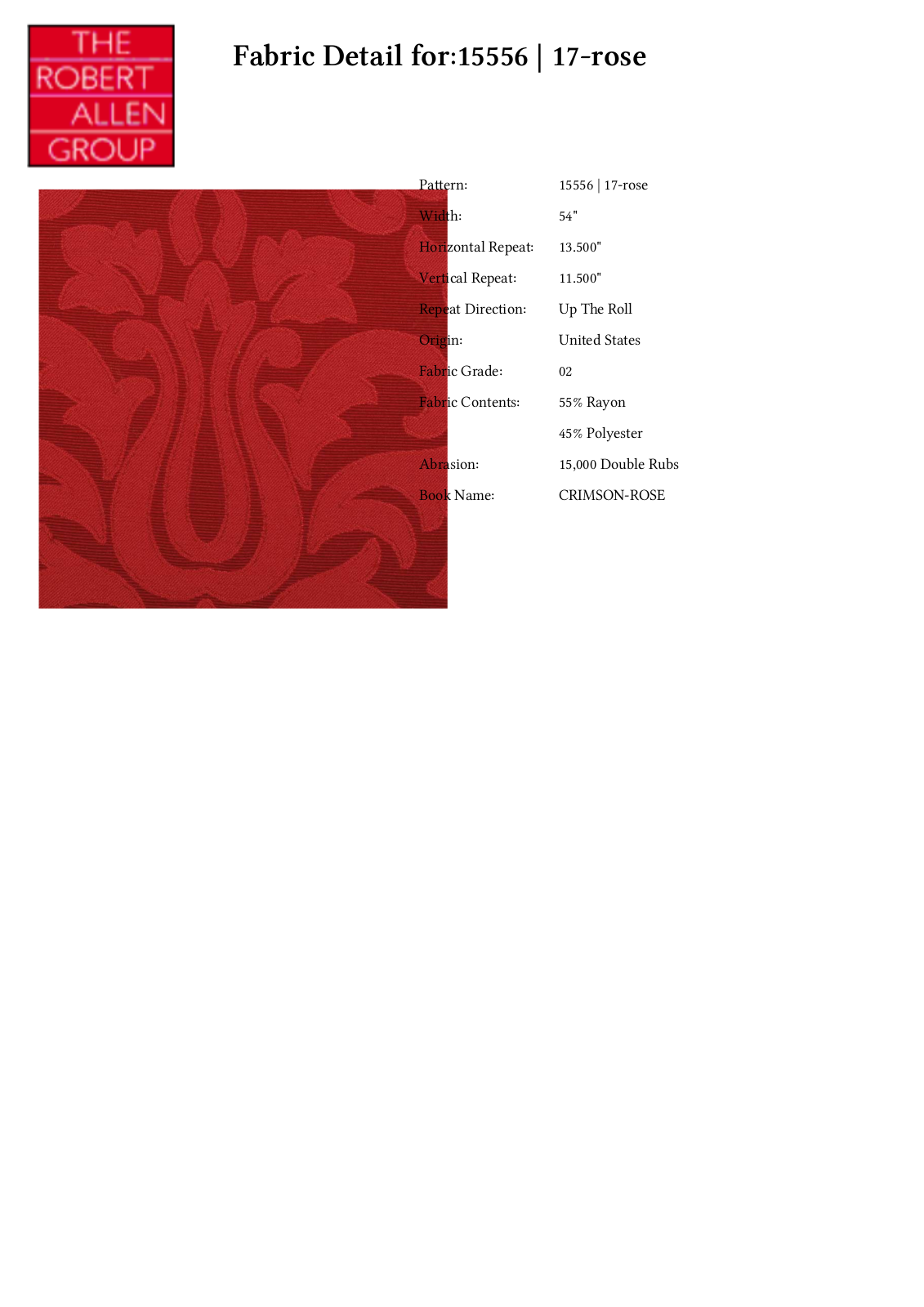 Duralee CRAL5678 Specifications - ManualMachine.com