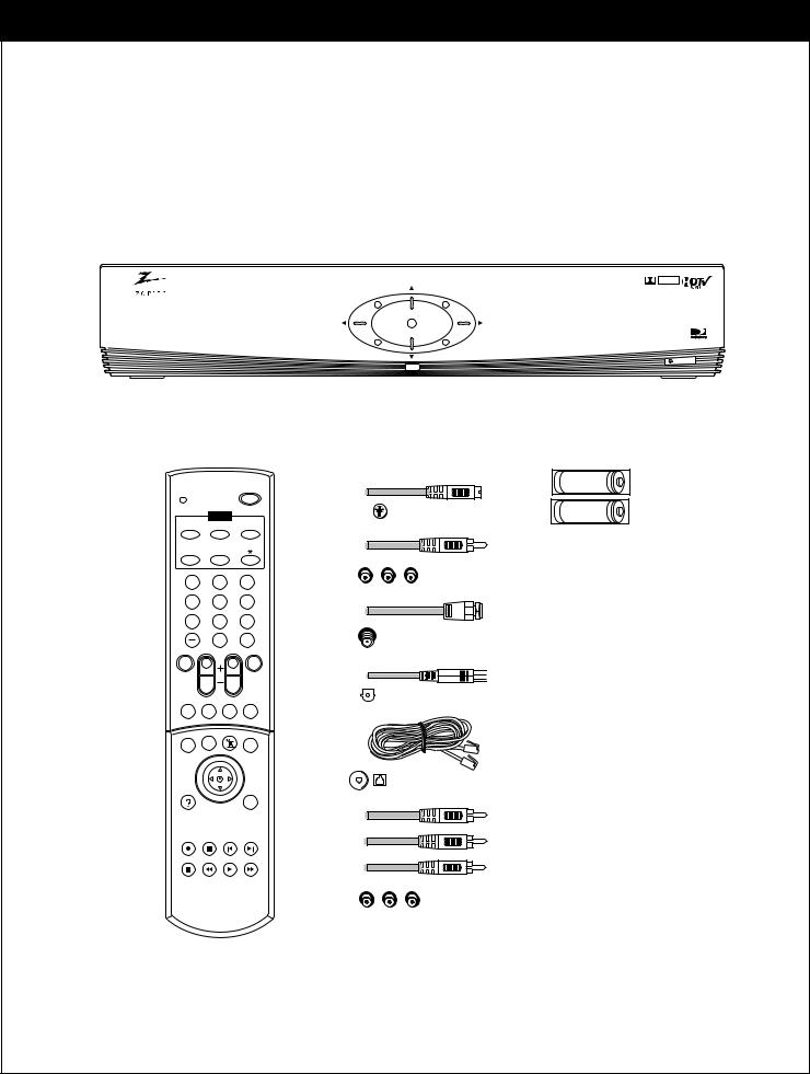 Zenith DTV1080 User Manual