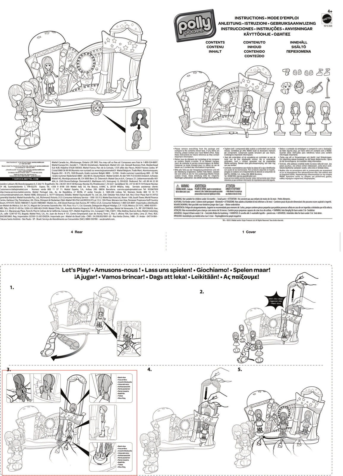 Fisher-Price Y6715 Instruction Sheet