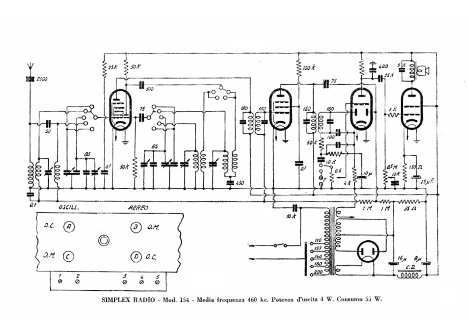 Simplex 154 schematic