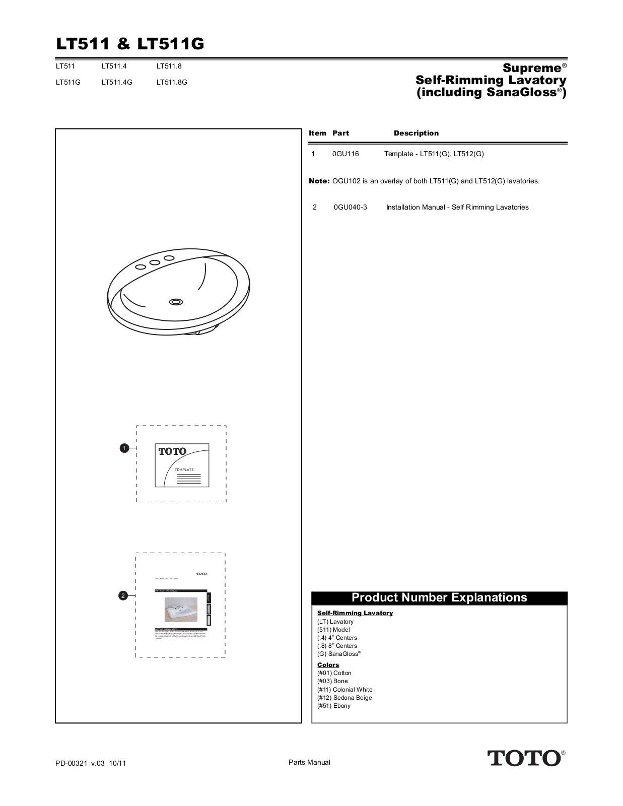 TOTO TOT1528 Specifications - ManualMachine.com