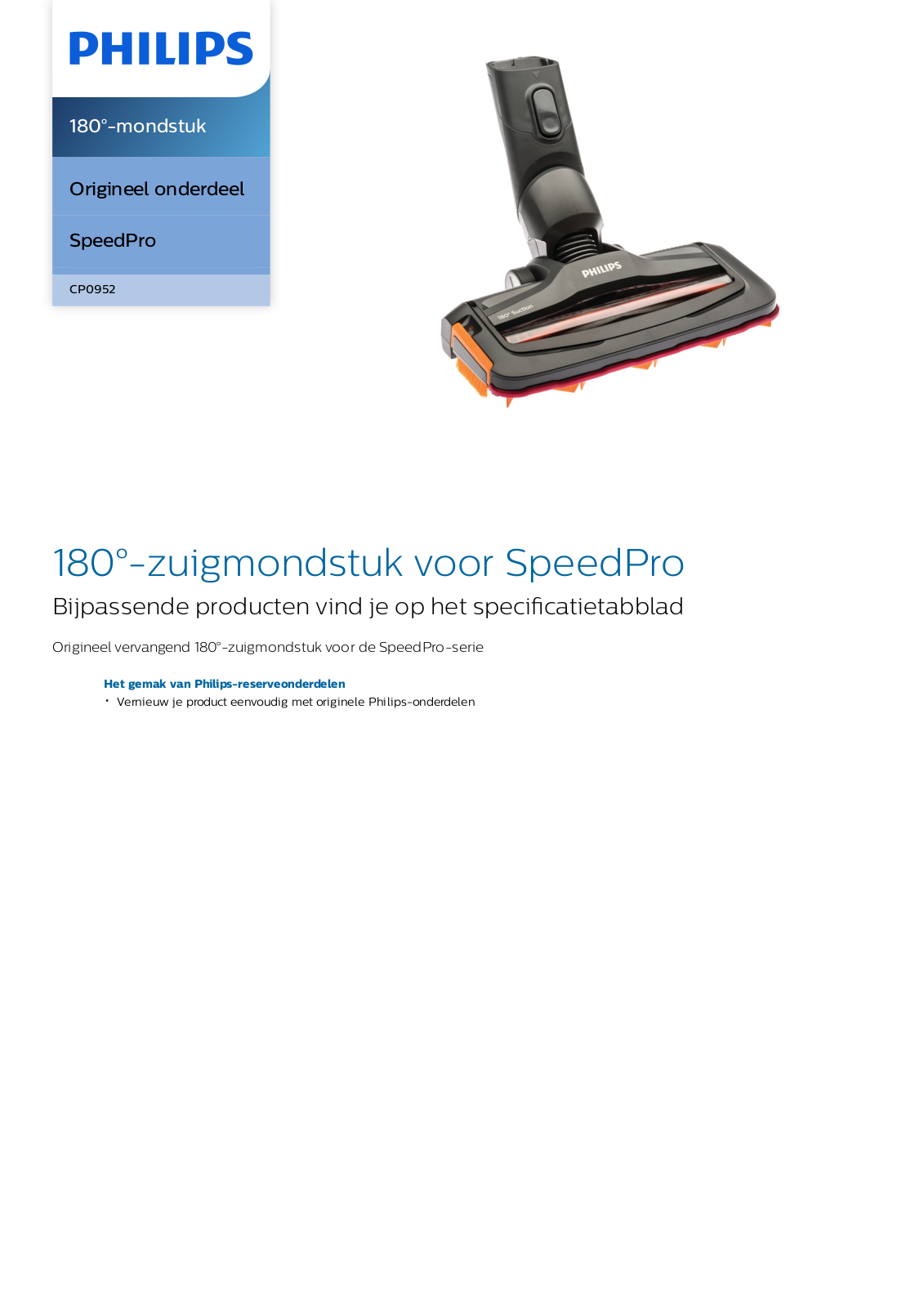 Philips CP0952/01 Leaflet - ManualMachine.com