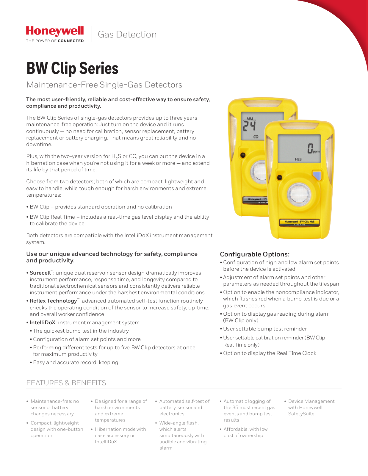 BW Technologies Clip Specifications