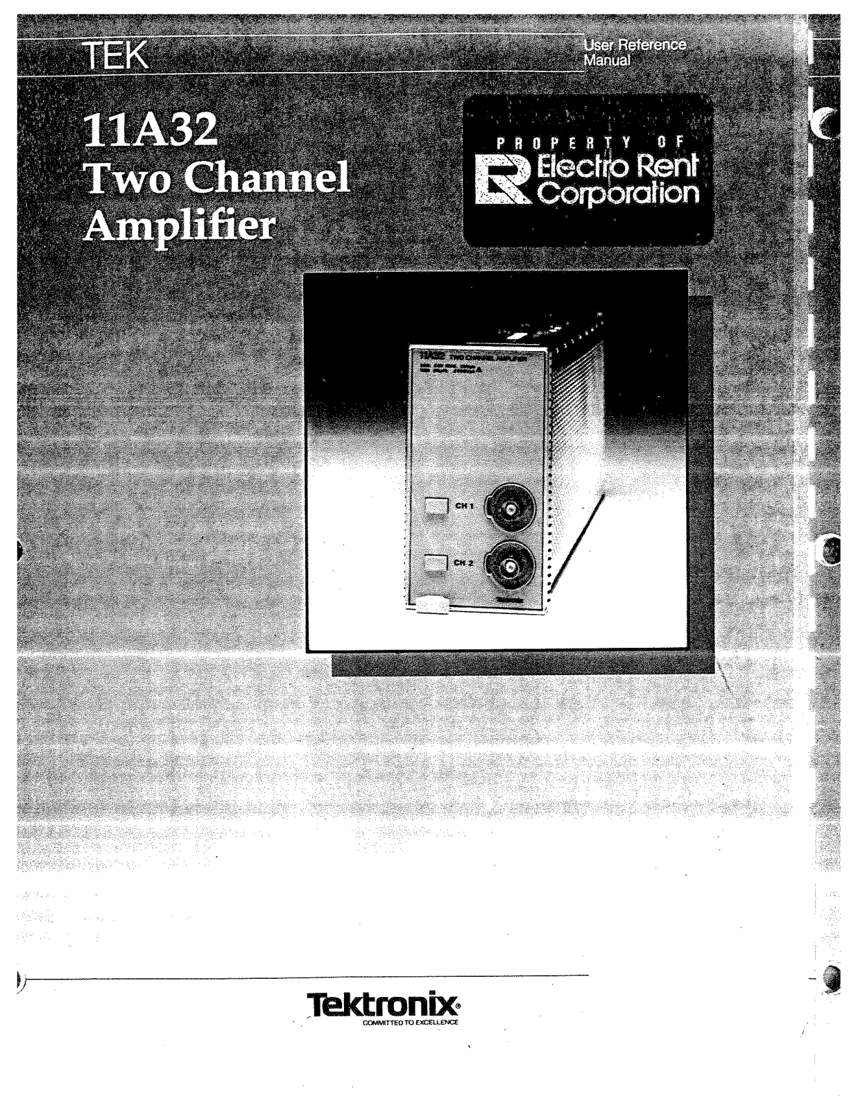 Tektronix 11A32 User Manual