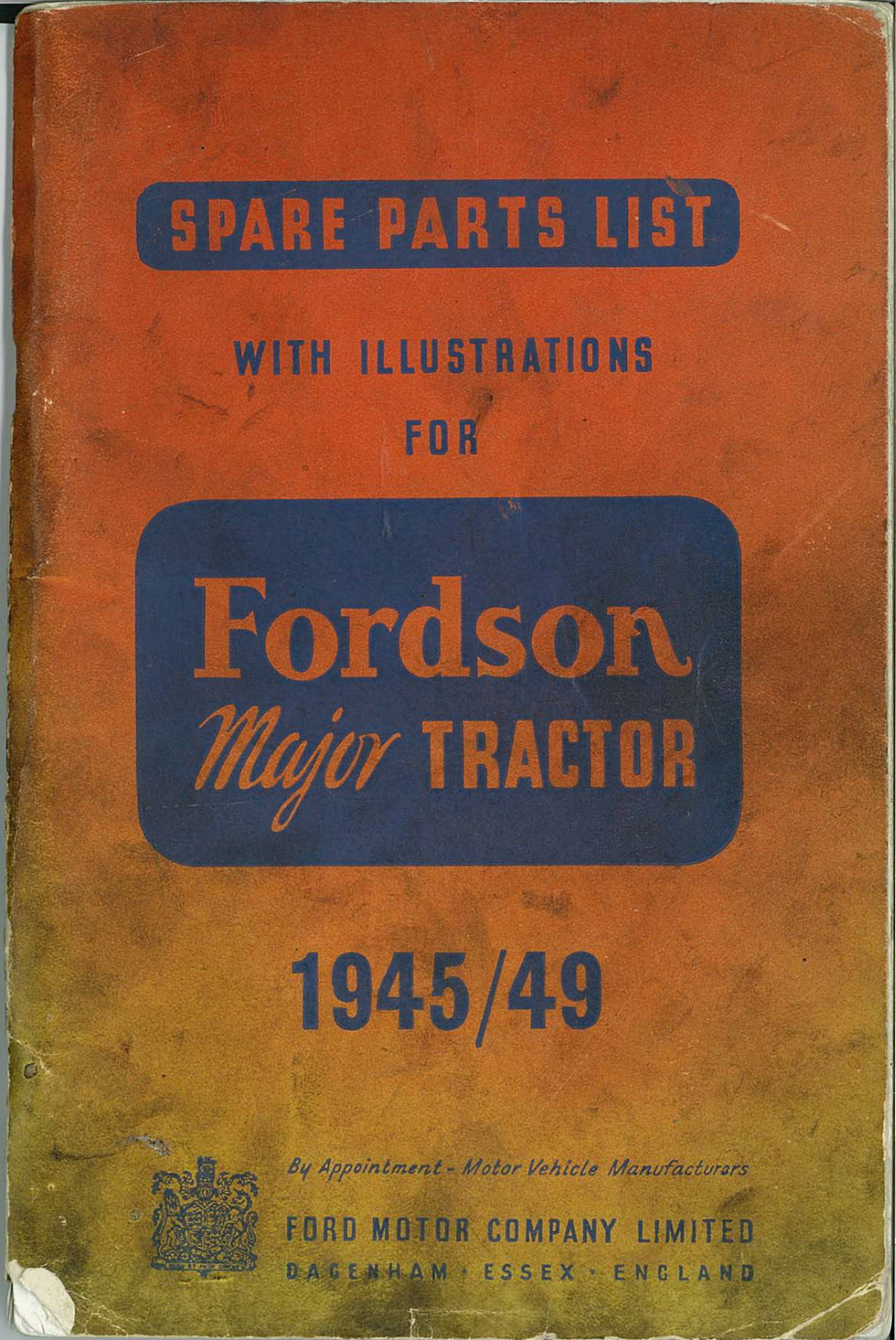 Fordson Major Parts Manual