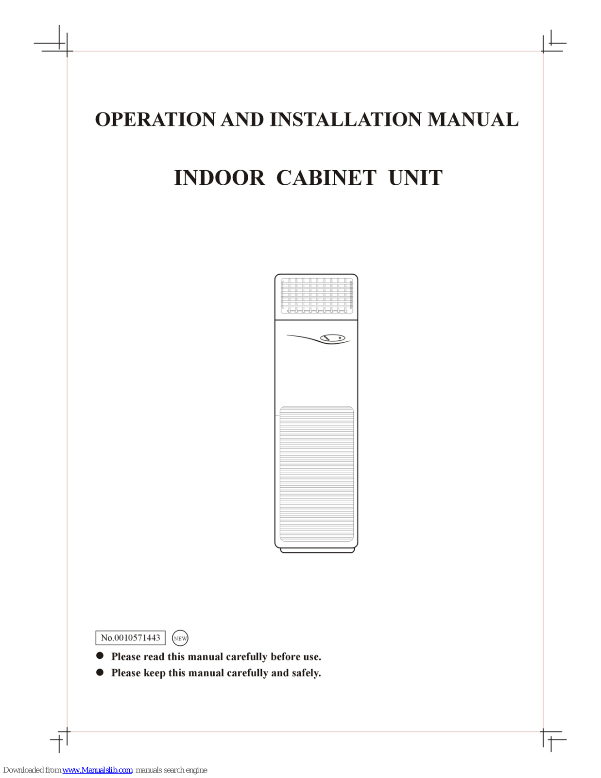 Haier AP182FAAHA, AP182FABHA Operation And Installation Manual