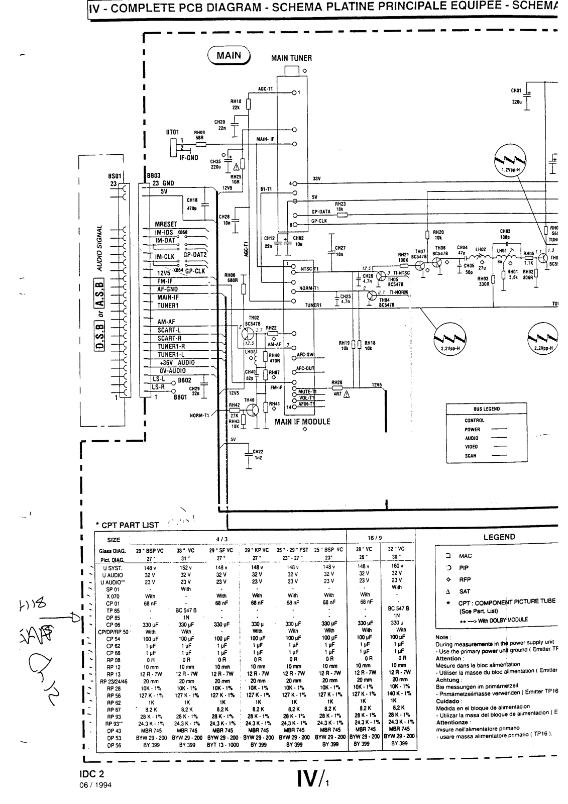 Telefunken 335-PIP Schematic