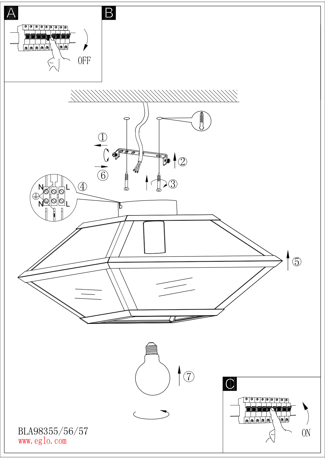 Eglo 98356 Service Manual