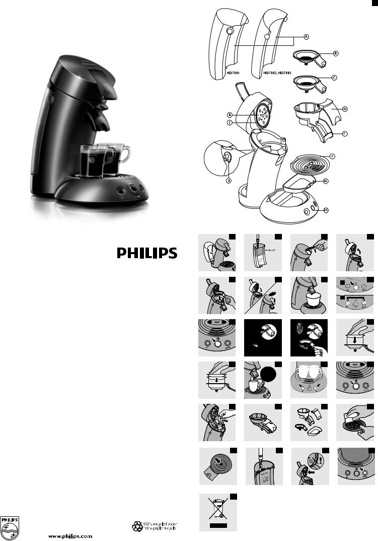 Philips HD7811, HD7810 User Manual