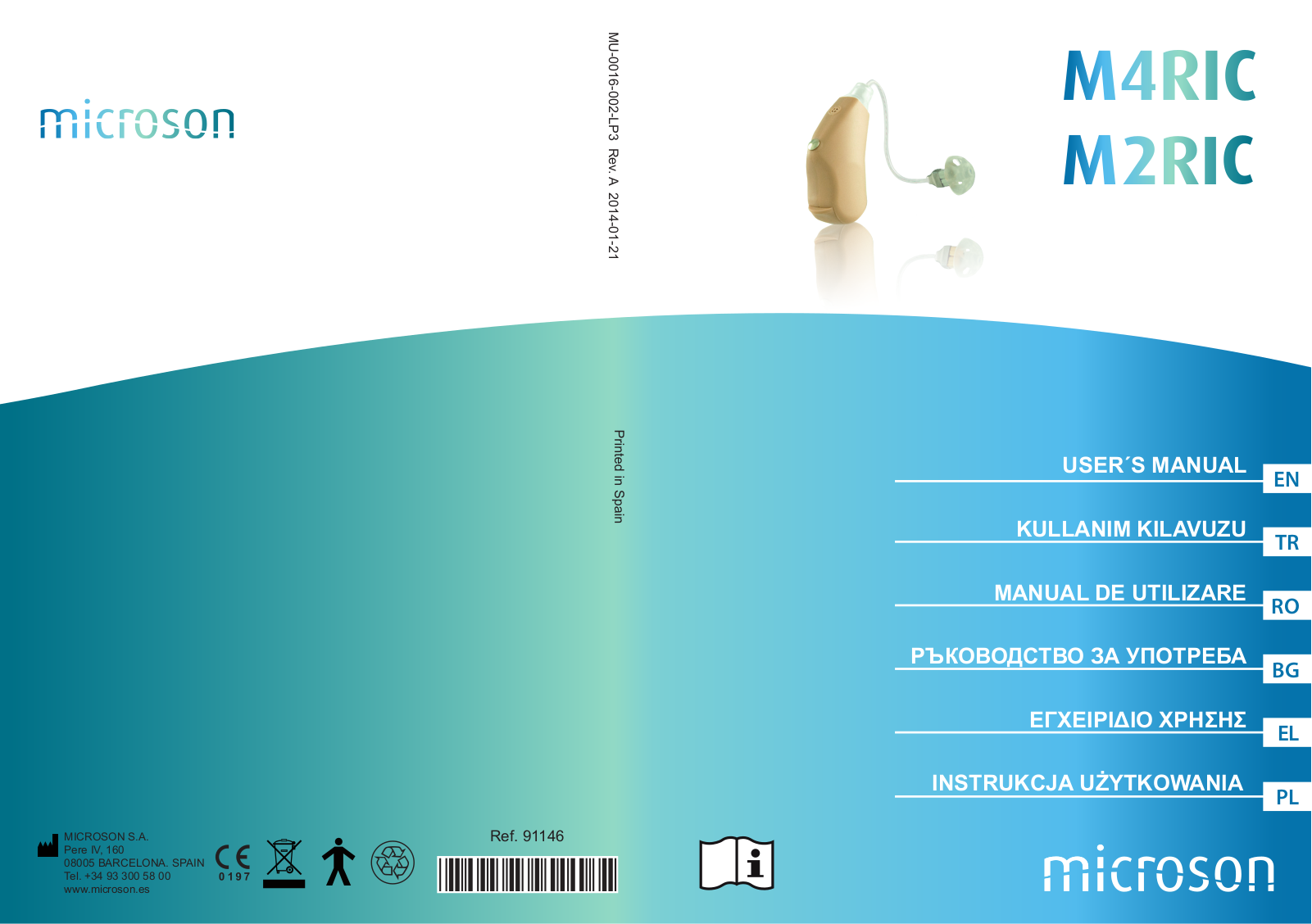 Microson M4RIC, M2RIC User Manual