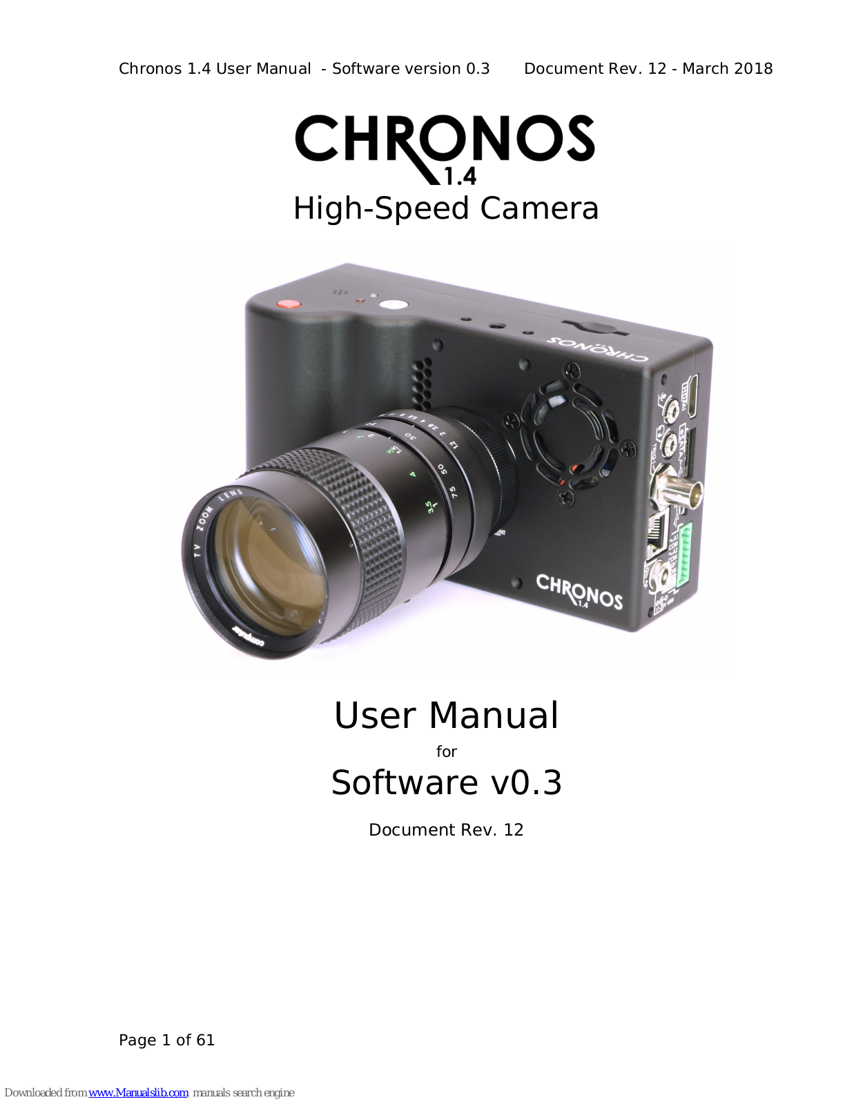 Chronos 1.4 User Manual - ManualMachine.com