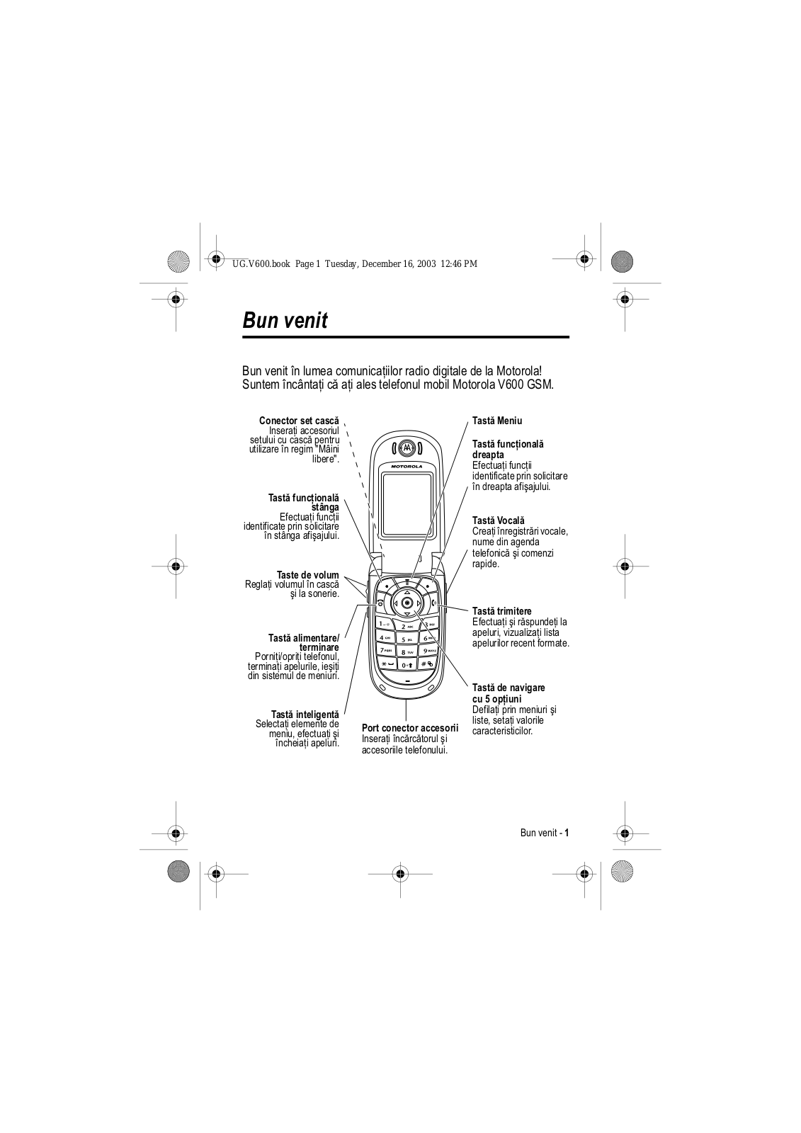 Motorola V600 User Manual