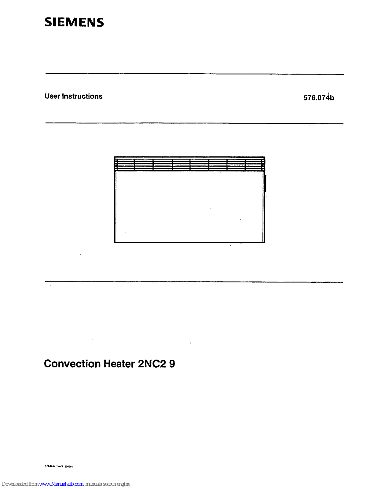 Siemens 2NC2 9 User Instructions