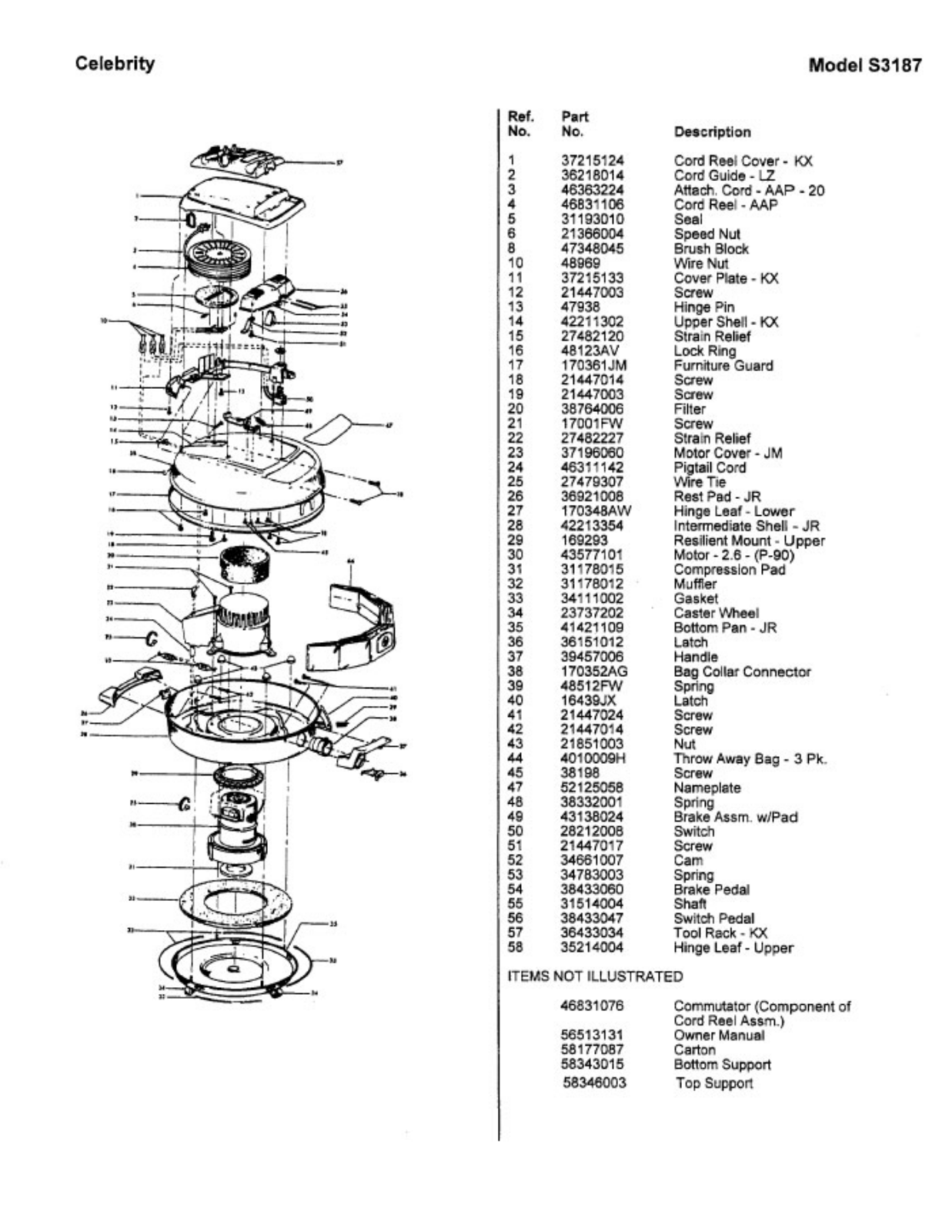 Hoover S3187 Owner's Manual