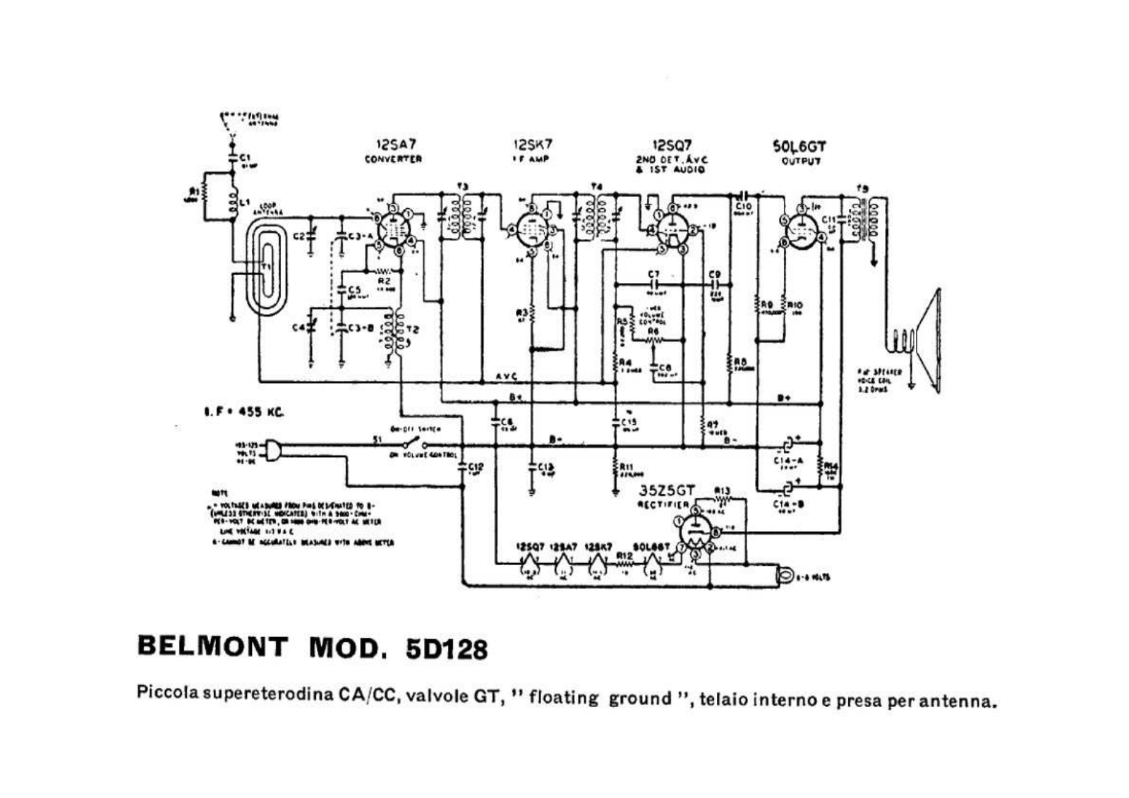 Belmont 5d128 schematic - ManualMachine.com
