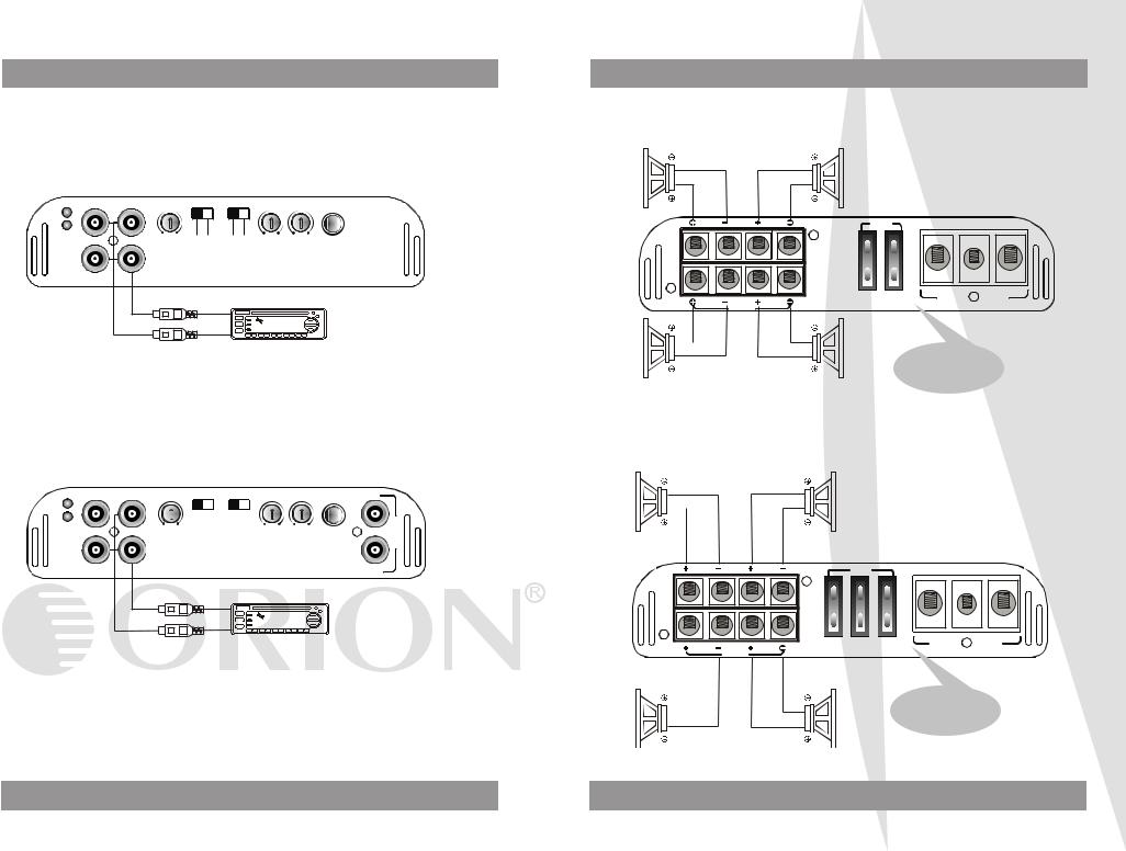 Orion CB600.4, CB1000.4, CB1500.4, CB2000.4, CB3000.4 Manual
