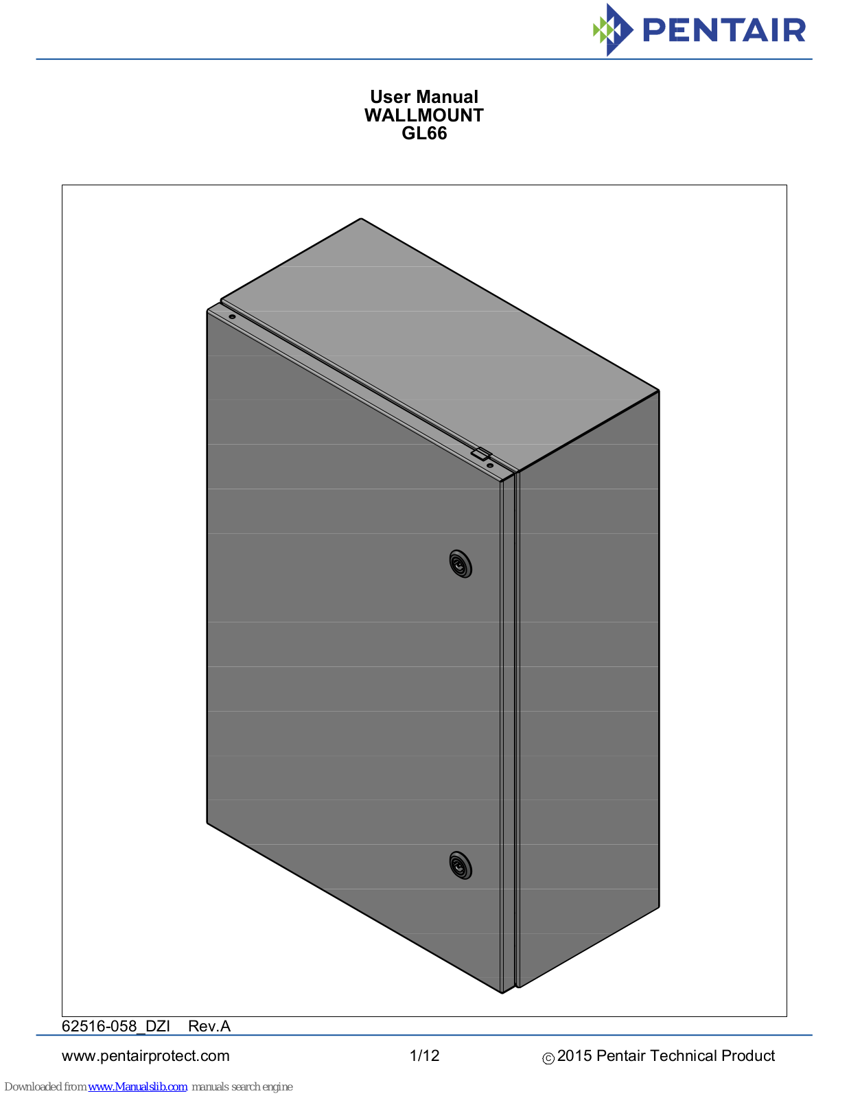 Pentair GL66 User Manual