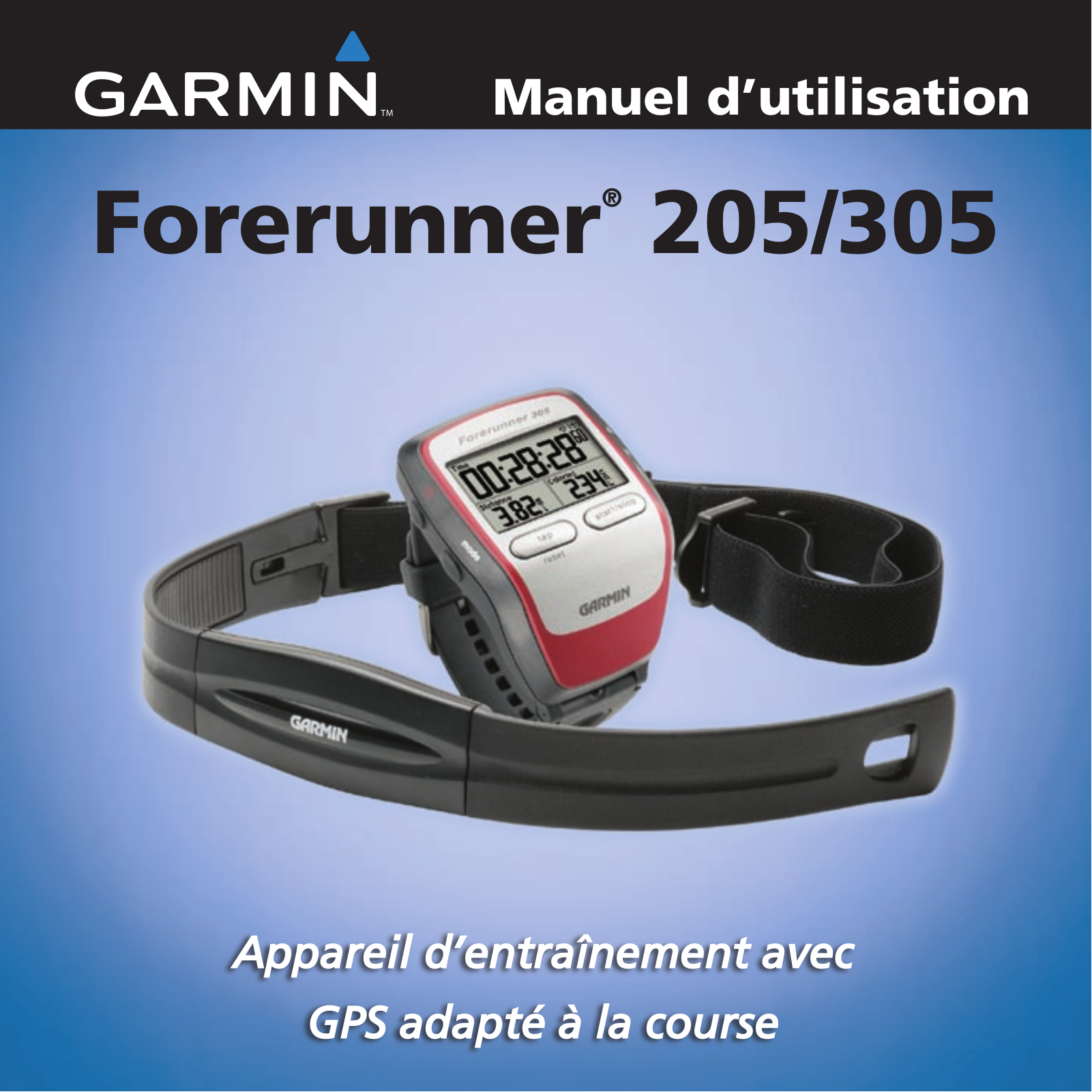 GARMIN Forerunner 205 Instruction Manual