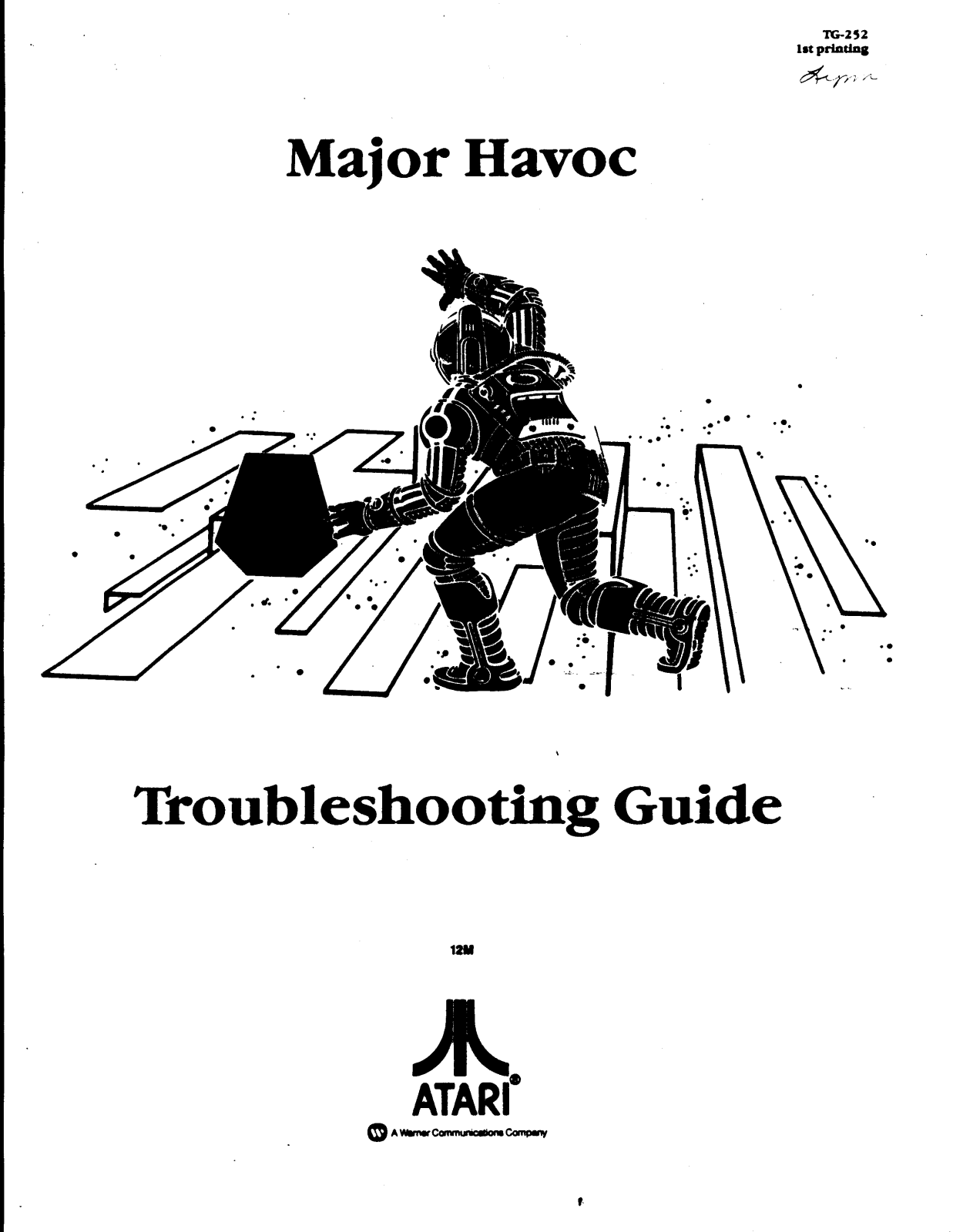 atari TG-252 User Guide