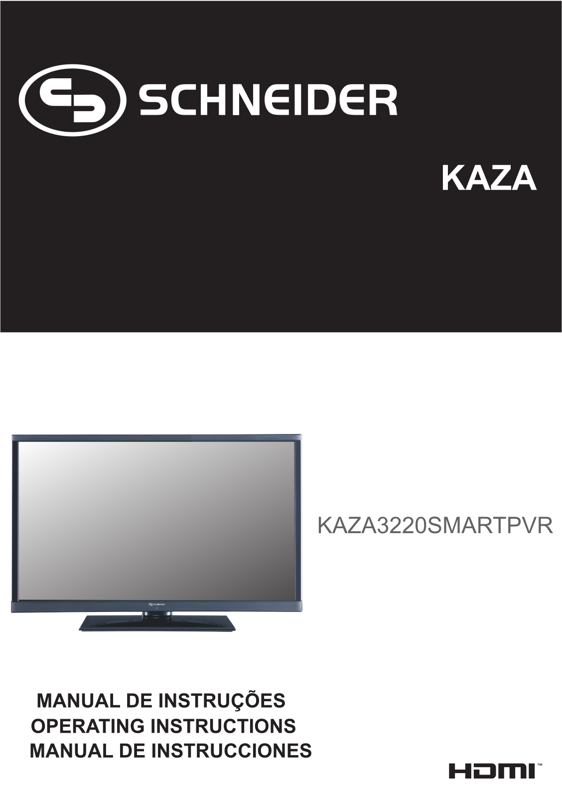 Schneider Kaza 3220 Smart PVR User Manual