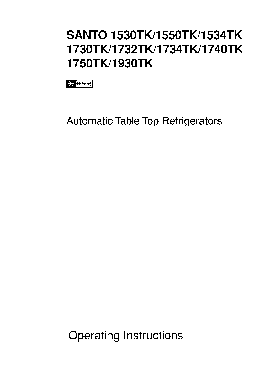 AEG-Electrolux 621070001, 621070009, S1550TK, S1750TK, S1930TK User Manual