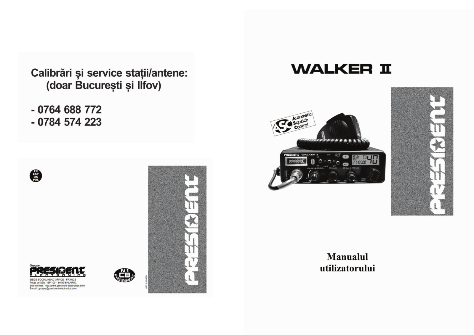President WALKER II User guide - ManualMachine.com