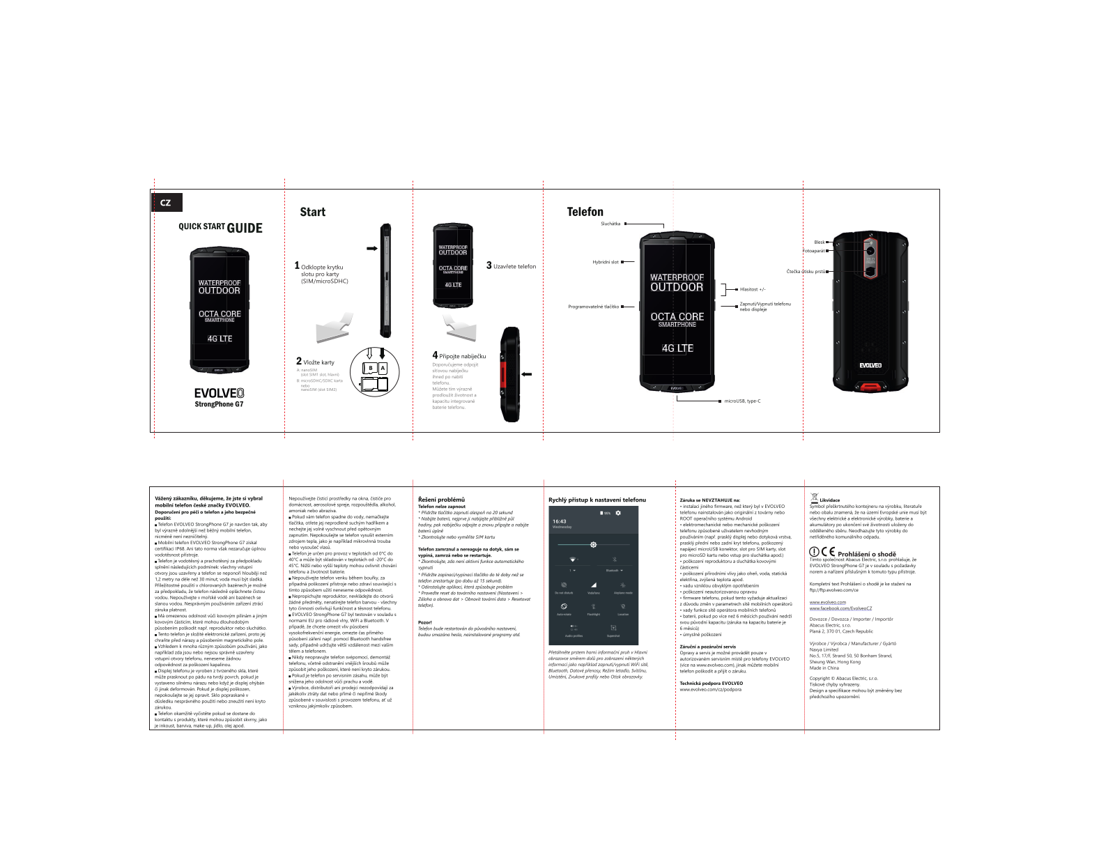 Evolveo StrongPhone G7 User Manual