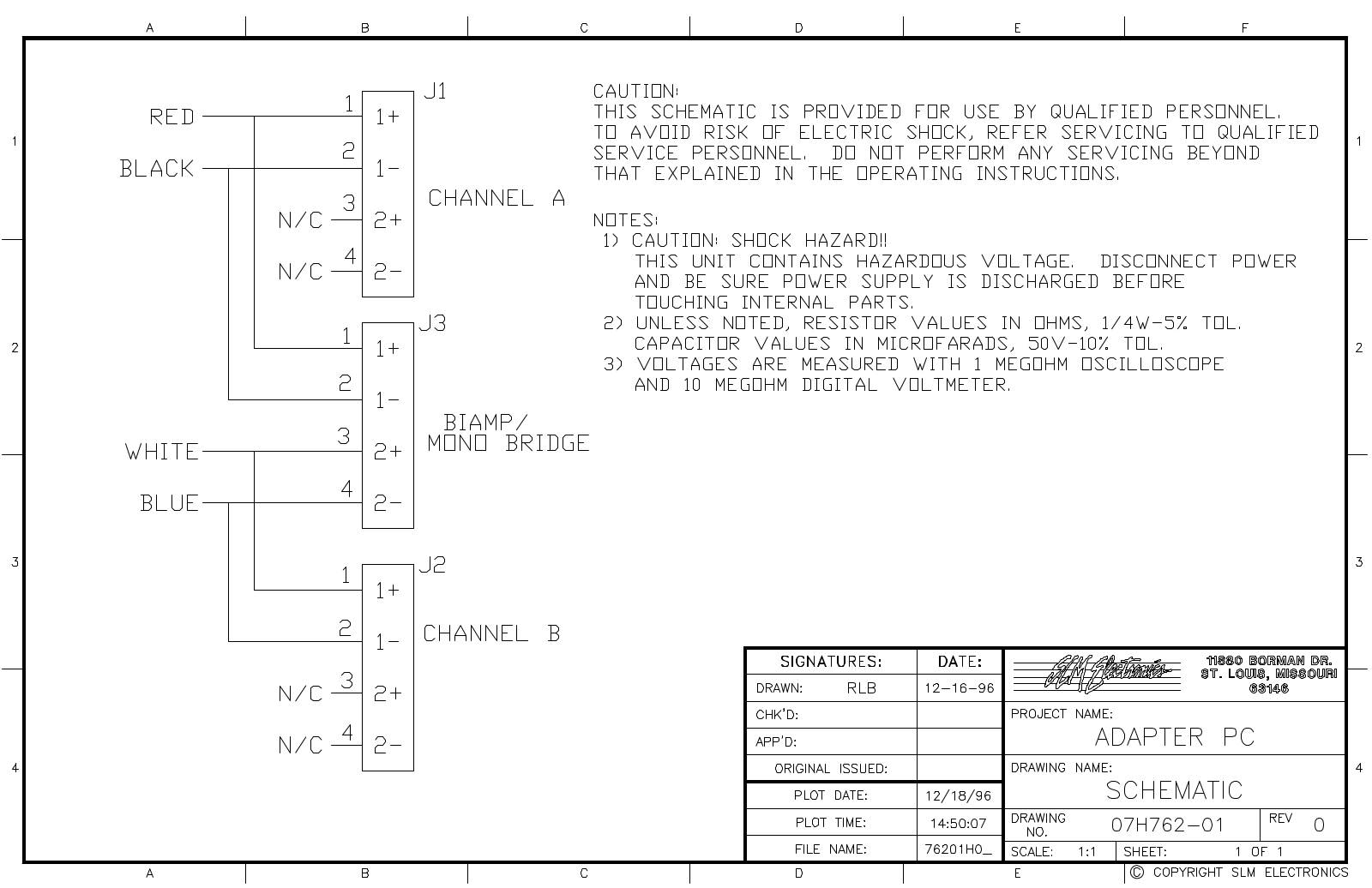 SCM ADAPTER PC Schematic