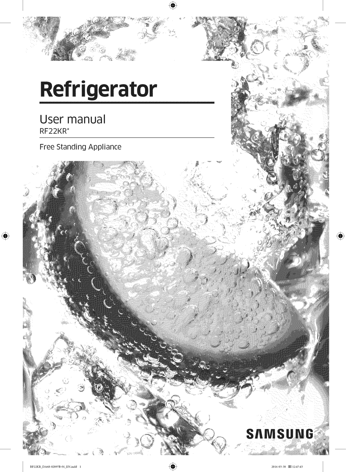 Samsung RF22KREDBSR/AA-04, RF22KREDBSR/AA-03, RF22KREDBSR/AA-02, RF22KREDBSR/AA-01, RF22KREDBSR/AA-00 Owner’s Manual