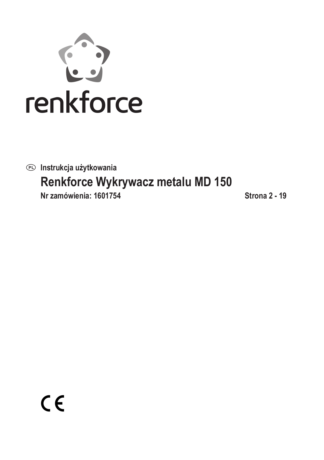 Renkforce 1601754 Operating Instructions