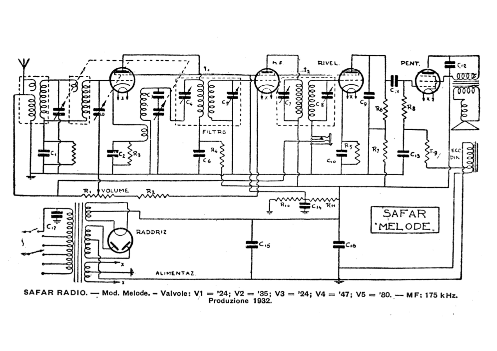 Safar melode schematic