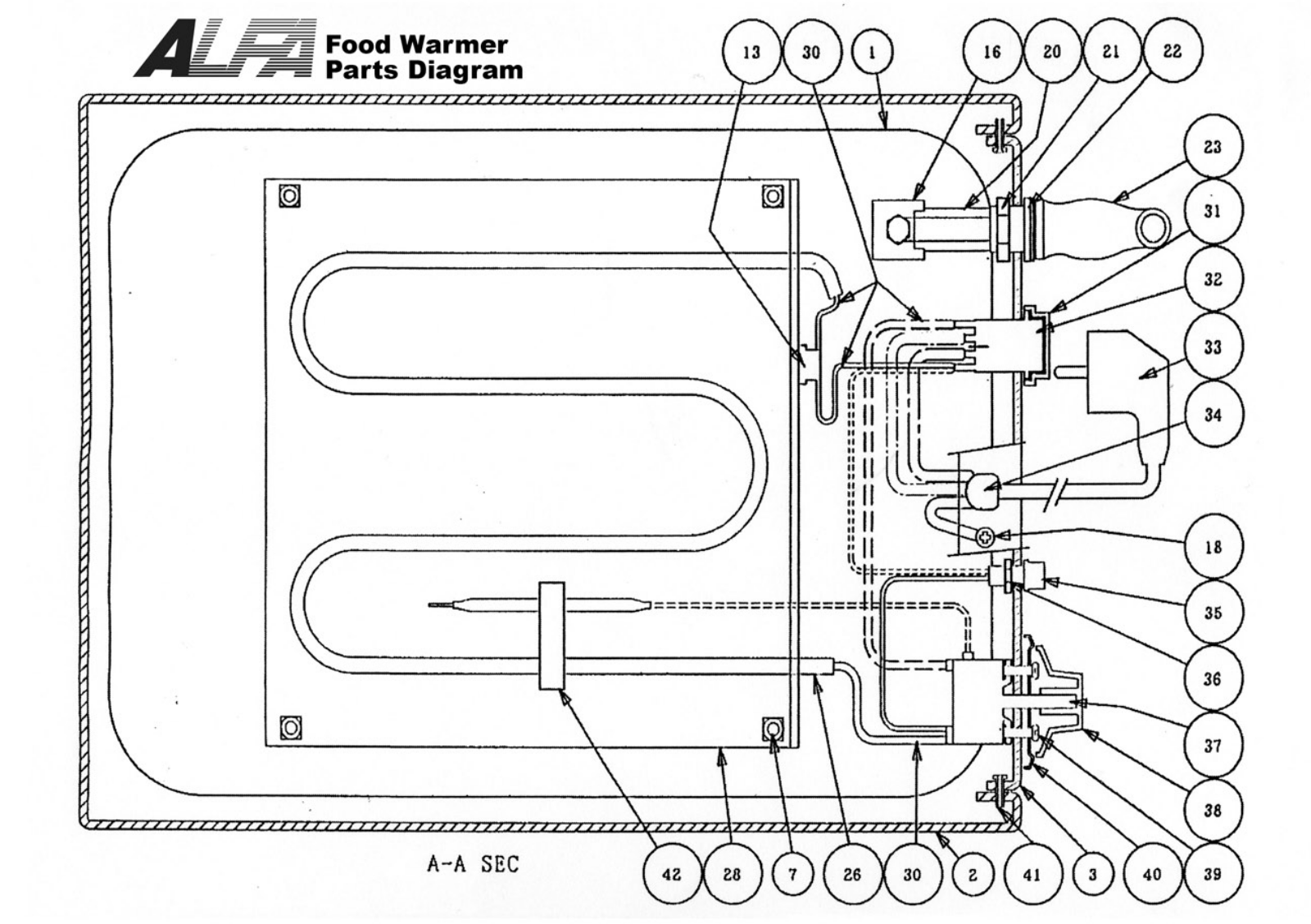 Alfa FW8000 Parts List