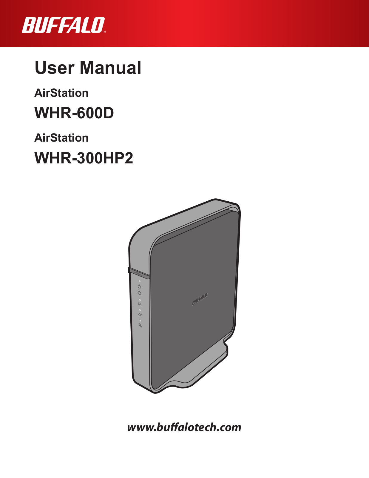 Buffalo WHR-600D, WHR-300HP2 User Manual