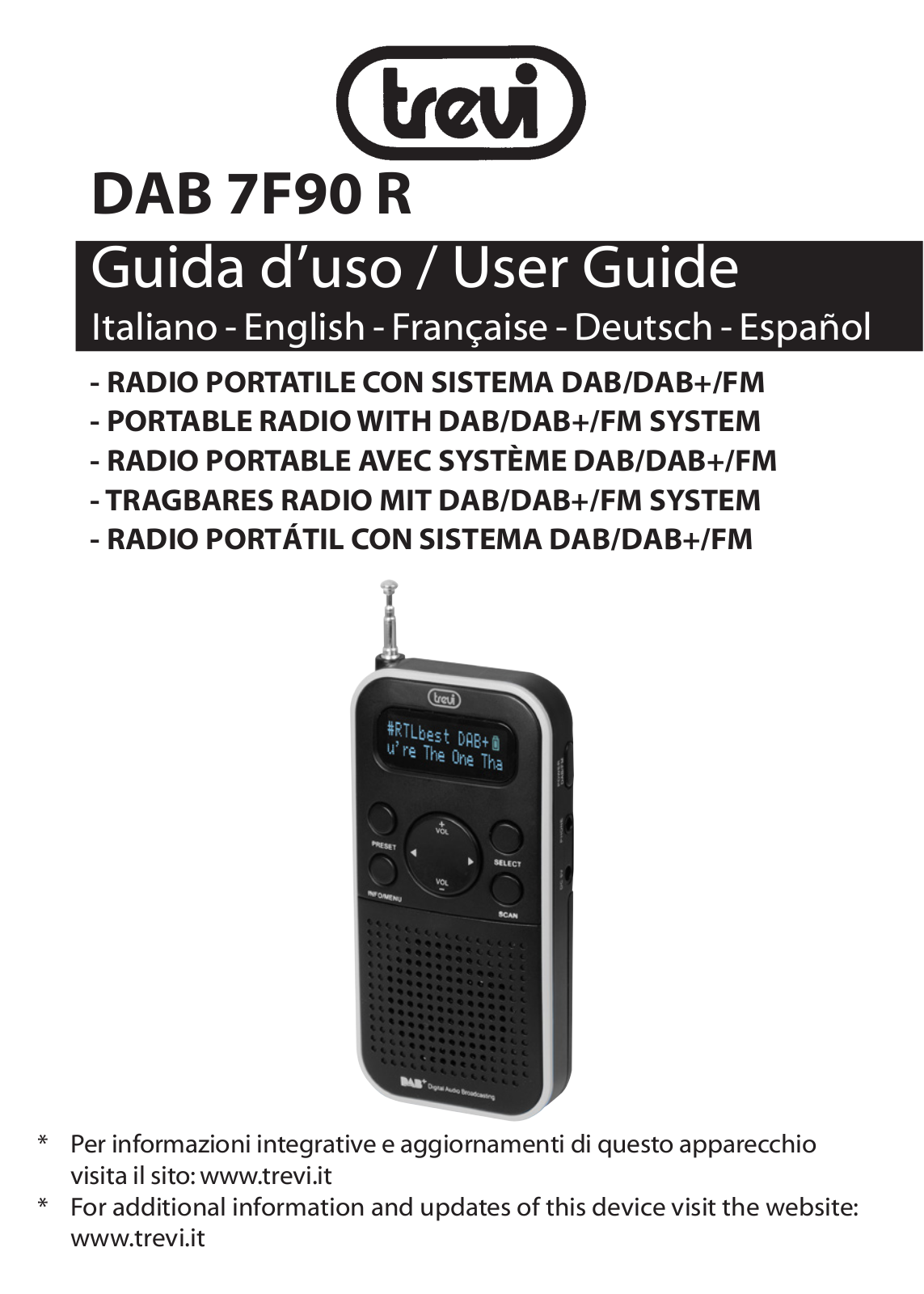 Trevi DAB 7F90 R User guide - ManualMachine.com